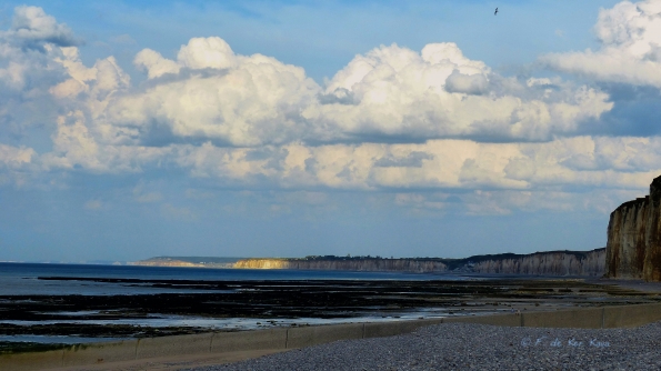 Light over the cliffs